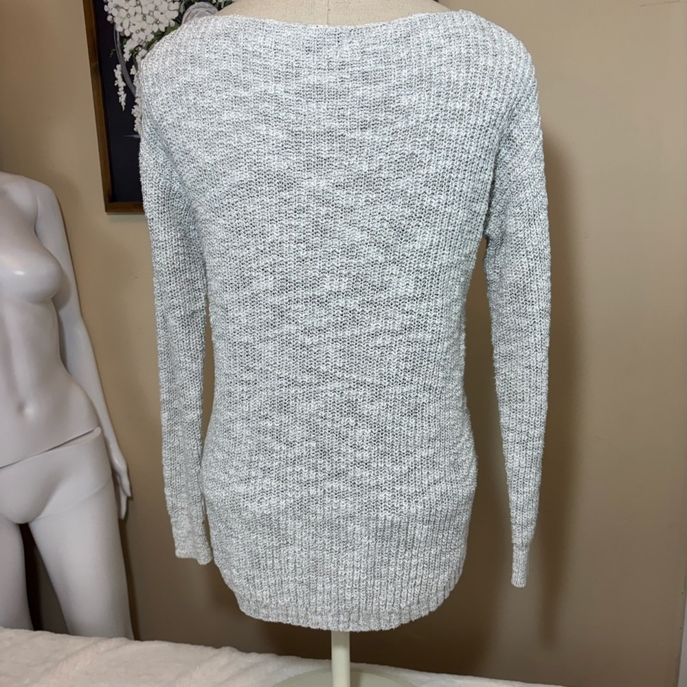 Madewell Heather Gray Crew Neck Sweater - Picture 3 of 7